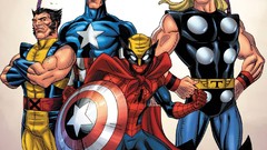 Thor Spider-Man captain america