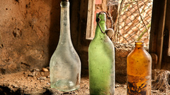 Three bottles