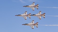 Thunderbirds widescreen airplanes f-16 fighting falcon jet 