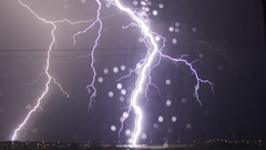 Thunderbolt nature stormy