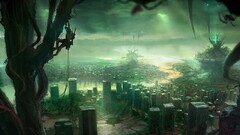 Tiberium Command & Conquer video games video game art futuristic