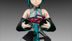 Tie 3d hatsune miku vocaloid detached sleeves