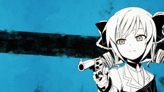 Tie anime girls short hair .44 Magnum Tantei Opera Milky Holmes