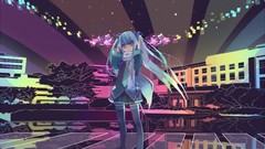 Tie hatsune miku vocaloid twintails