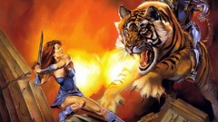 Tigers fantasy art Julie