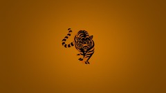 Tigers minimalistic artwork