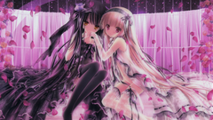 Tights Anime pink eyes