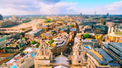 Tilt-shift cities