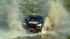 Time air Porsche rally crossing rivers