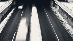Time cars traffic monochrome cityscapes underpass