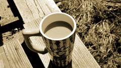 Time coffee vintage cappuccino