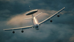 Time The third This AWACS bumped