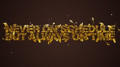 Time Typography calligraphy brown background Simple Background 