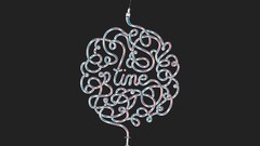 Time Typography minimalistic