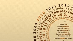 Time Typography minimalistic Quotes