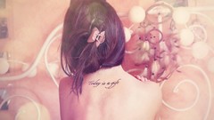 Time woman brunettes Quotes