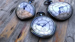 Time Wood clocks digital art