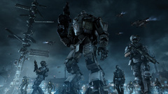titanfall video games mech futuristic digital art video game art