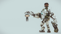 titanfall video games Simple Background video game art