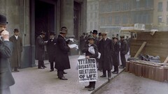 Titanic vintage old Men hat urban City newspapers