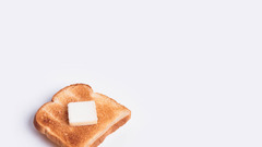 Toast Simple Background butter