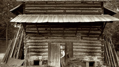Tobacco curing barn high