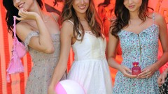 Together Actress smiling brunettes models photo shoot victorias 