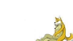 Together furry Simple Background