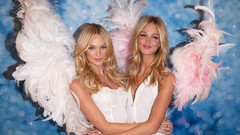 Together woman Actress angels secret smiling brunettes models 