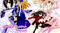 Tohsaka rin illyasviel von einzbern artwork fate series