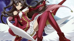 Tohsaka rin nekomimi animal