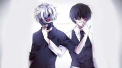 Tokyo Ghoul Kaneki Ken Anime anime boys artwork red eyes