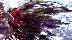 Tokyo Ghoul Kirishima Touka anime girls Anime red eyes Women