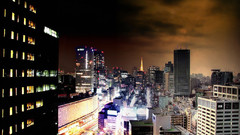 Tokyo night Japan City