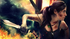 Tomb raider lara croft artwork video games
