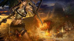 Tomb raider lara croft artwork video games