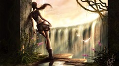 tomb raider lara croft skinny legs video games Women