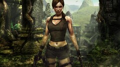 tomb raider video games lara croft tomb raider underworld belly