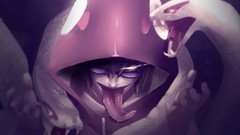 Tongue naruto shippuden soft shading hooded men with glasses 