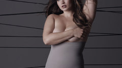 Topless Bbw holding boobs