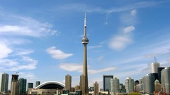 Toronto buildings cityscapes CN Tower