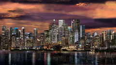 Toronto Future skyline high