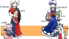 Touhou animal ears fujiwara