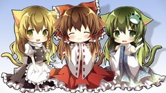 Touhou animal ears miko