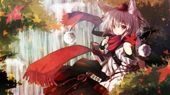 Touhou animal ears red