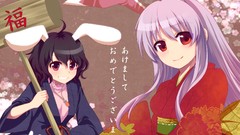Touhou animal ears reisen udongein inaba inaba tewi video games 