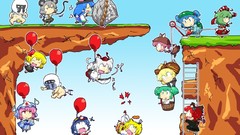 Touhou animal ears twintails