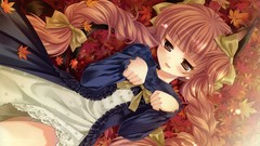 Touhou autumn dress leaves