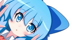 Touhou blue eyes cirno