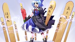 Touhou blue eyes ice